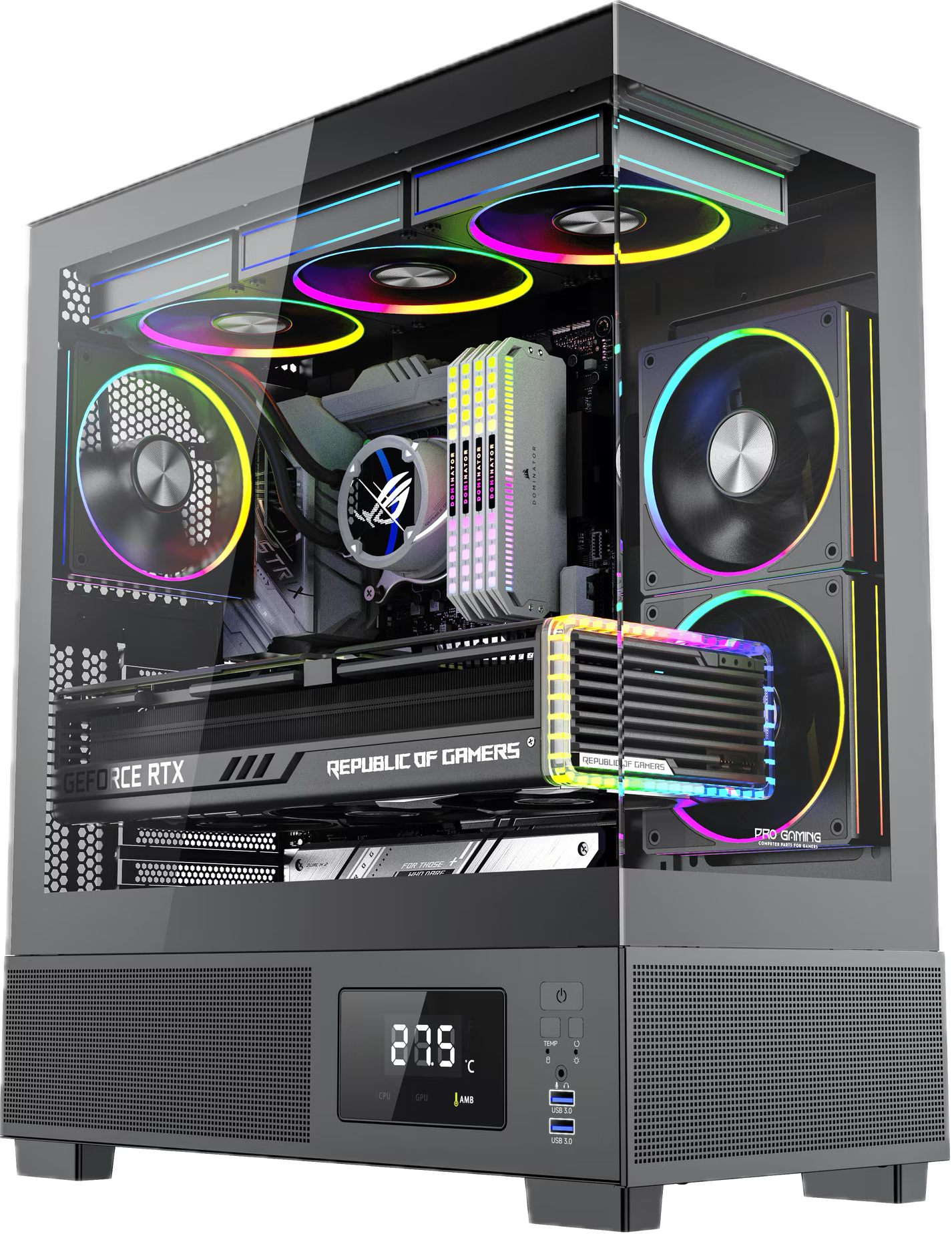 Sistem Desktop PC Gaming BXG-I5R5060 White Edition | Intel® Core i5-14400F | RTX 5060 8GB | 32GB DDR5 | 1TB NVMe | Windows 11 PRO