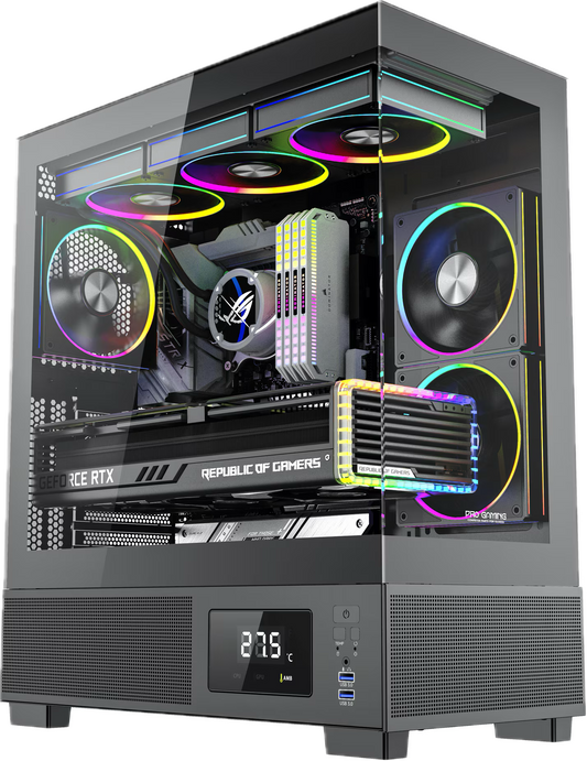 Sistem Desktop PC Gaming BXG-I5R5060 White Edition | Intel® Core i5-14400F | RTX 5060 8GB | 32GB DDR5 | 1TB NVMe | Windows 11 PRO